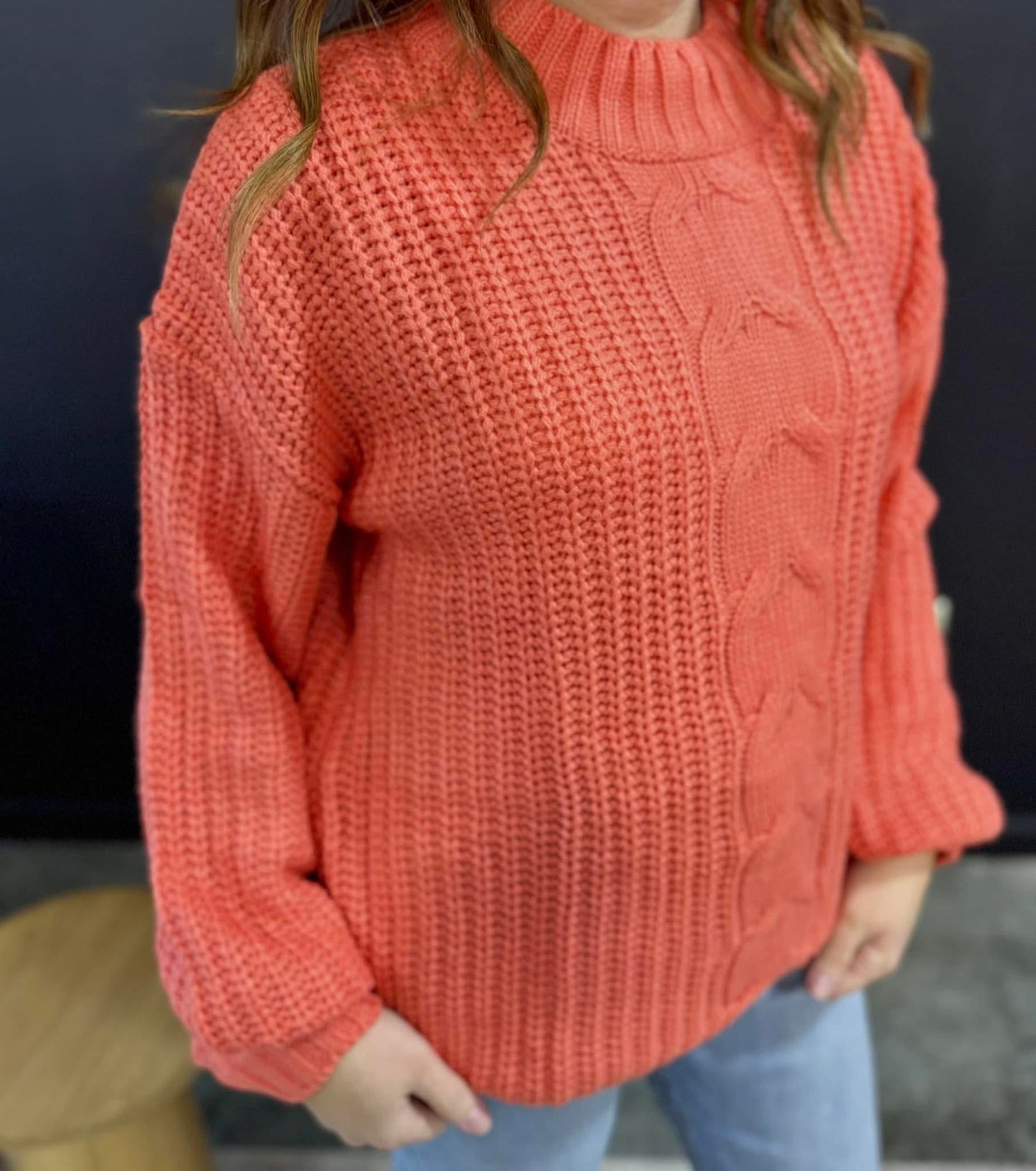 Melon Knit Sweater